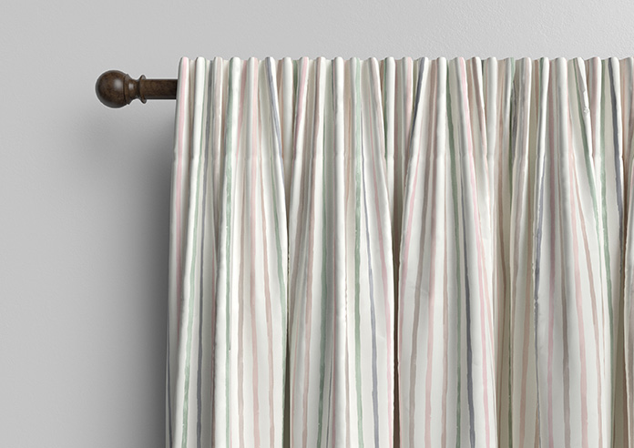 Vintage Stripe, Pastels - Made to Measure Curtains - Image 10